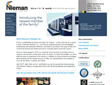 Tablet Screenshot of niemanprinting.com